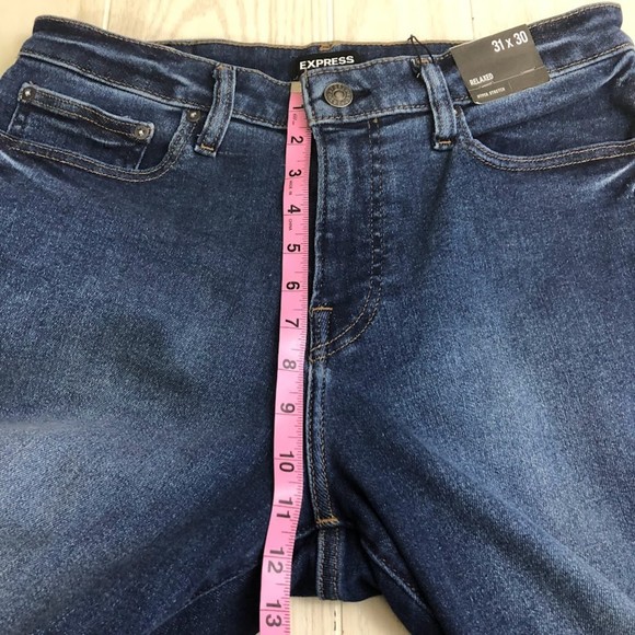 Express Men's Hyper Stretch Relaxed NWT Denim Jeans 31 x 30 - Picture 10 of 10